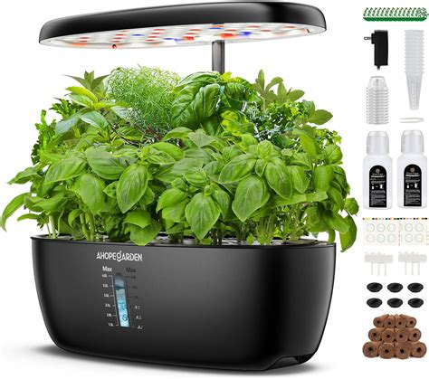 Ahopegarden Sistema De Cultivo Hidropónico Para Jardín Interior 12