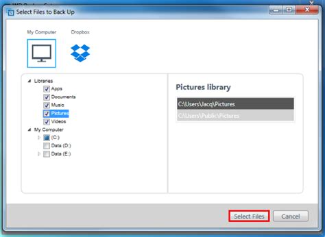 Backup Your Files Using WD Backup For Windows