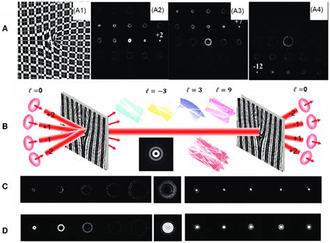 OAM Multiplexing Via Dammann Gratings A1 Phase Pattern Of 2D Dammann