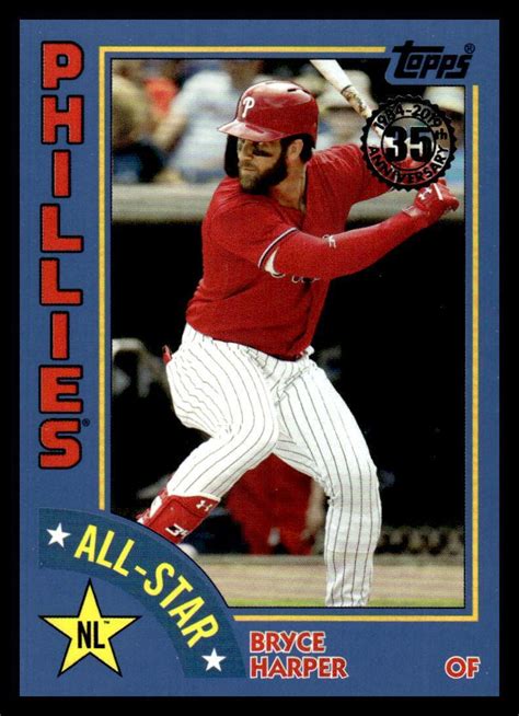 2019 Topps 1984 Topps Baseball All Stars Black 84AS BH Bryce Harper