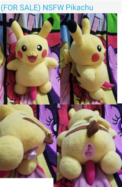 For Sale Nsfw Fuckable Male Pokemon Pikachu With Useable Anus Plus Plush Penis M Furrysale