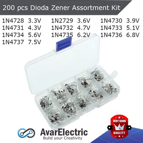 Jual Pcs Dioda Zener N N Assortment Kit Diode Pcs