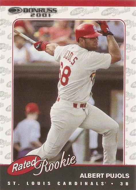 2001 Donruss 156 Albert Pujols Trading Card Database