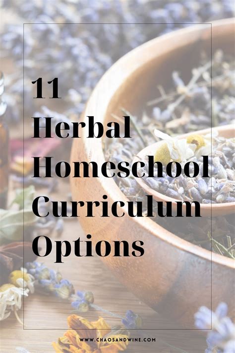 11 Herbal Homeschool Curriculum Resources