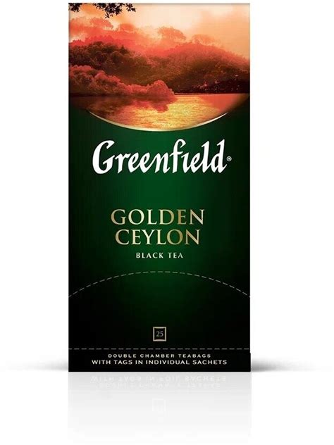 Чай черный Greenfield Golden Ceylon в пакетиках — купить в интернет ...