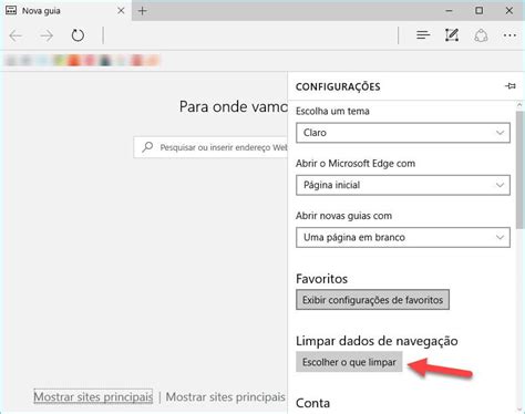 Como excluir o histórico de navegação no Microsoft Edge Tutoriais