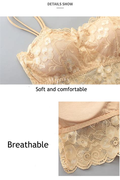 Для женщин сексуальное женское белье корсет кружево Цветочные Bralette ...