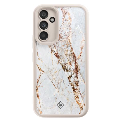 Samsung Galaxy A34 Beige Case Marmer Goud Casimoda Nl