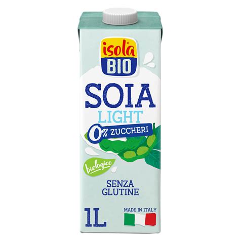 Bevanda Vegetale Soia Light Isola Bio Agricoltura Biologica Naturas