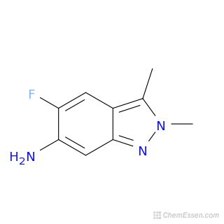 Fluoro Dimethyl H Indazol Amine Structure C H Fn Over