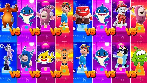 All Video Megamix Oddbods Friends Baby Shark Grizzy Inside Out