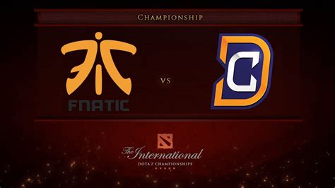 FNATIC Vs DC Full LB Semi Final Game1 The International Dota2