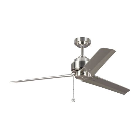 Generation Lighting Arcade 54 In Indoor Brushed Steel Ceiling Fan