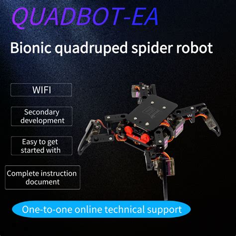 Brinquedo Rob Cient Fico Para Arduino Bionic Quadrup D Spider