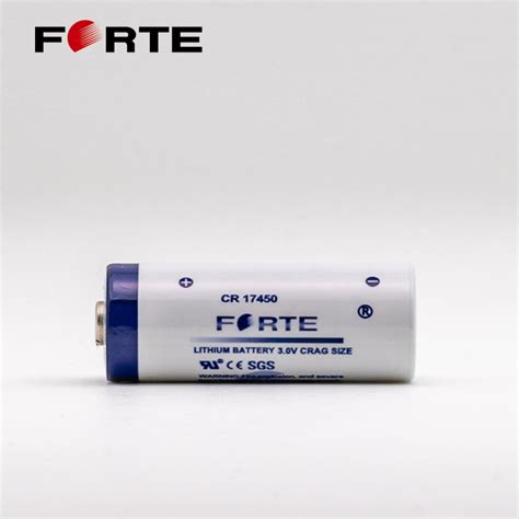 Non Rechargeable Primary Lithium Battery 3 0V Cr17450se Spriral Type Li