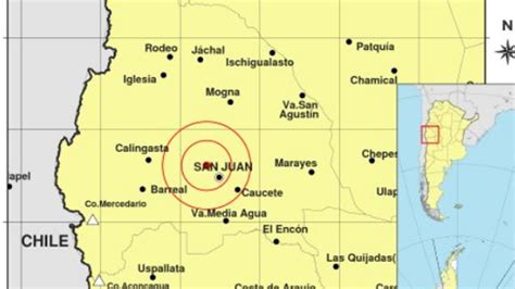 Un Sismo De 51 Grados Hizo Temblar San Juan Y Se Sintió En Mendoza Y