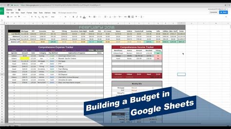 How To Create A Monthly Budget In Google Sheets Free Printable Worksheet