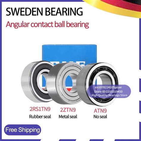 Made In Sweden SKF Double Row Angular Contact Ball Bearing 3200 3201