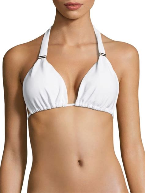 ViX By Paula Hermanny Bia Triangle Bikini Top ShopStyle Two Piece