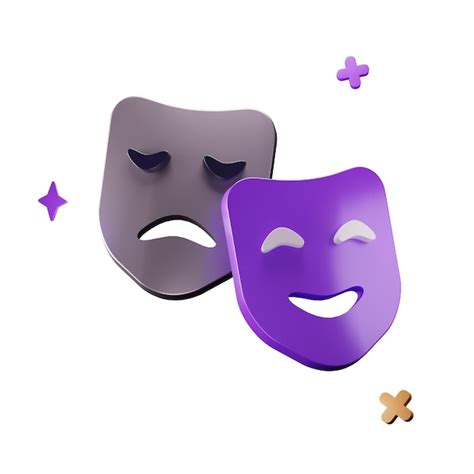 Premium Psd Theater Mask Hobby D Icon