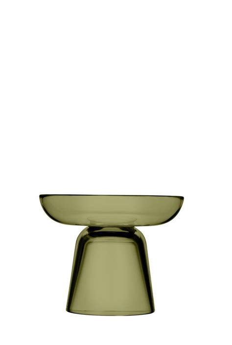 Iittala Nappula Kertastjaki Gler Pillar Mm Moss Green Ibudin Is