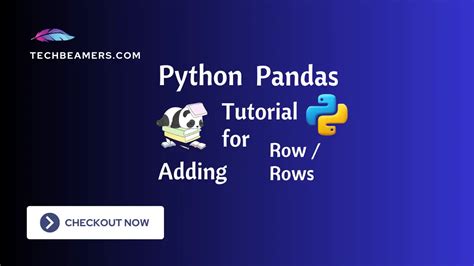 How To Add A Row In Pandas Dataframe