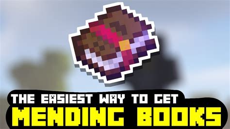 Super Fast Ways To Get Mending Books In Minecraft Youtube