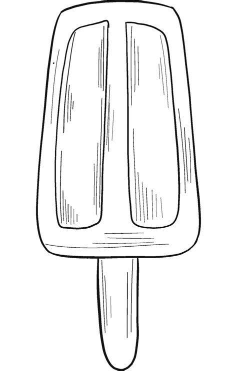 Popsicle Coloring Page ColouringPages