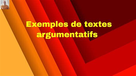 Production écrite Partie 10 Exemples De Textes Argumentatifs Youtube