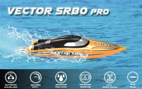 Volantex Vector Sr Pro High Speed Brushless Km H Rc Boat New Ver