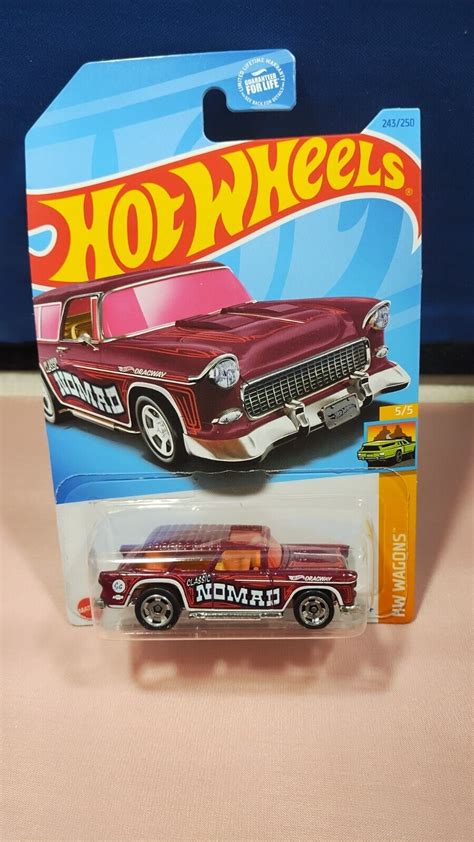 Hot Wheels Classic 55 Chevy Nomad Red Diecast 164 Scale Hw Wagons Series 55 Ebay