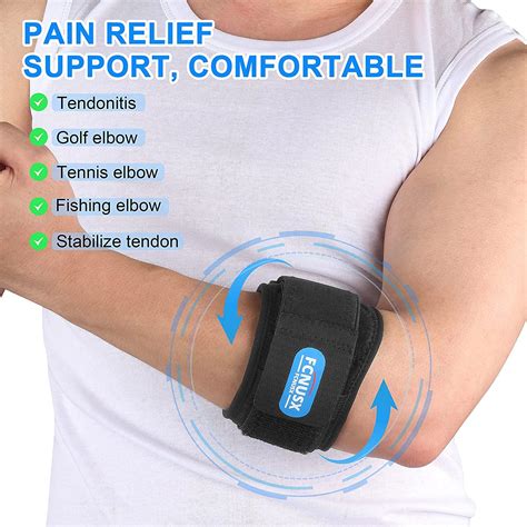 Elbow Brace For Tendonitis Tennis Elbow Compression Pad For Pain