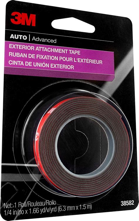 3m 06384 Automotive Acrylic Plus Attachment Tape Black Automotive