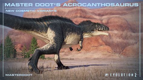 Master Doots Acrocanthosaurus New Cosmetic Variants 18 Marine