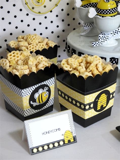 A Sweet As Honey Bee Birthday Party Desserts Table Party Ideas