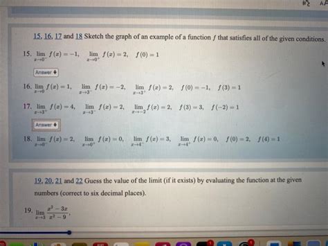 Solved 15 16 17 And 18 Sketch The Graph Of An Example Of A