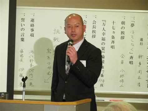 第621回ms 講師：山口中央倫理法人会普及拡大委員長 田中 健一 氏 テーマ：挑戦の先にある宝をつかむ！ 山口県倫理法人会