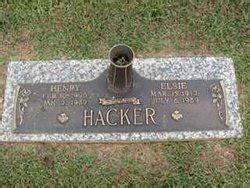 Elsie Mae Combs Hacker Memorial Find A Grave