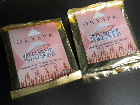 hzl of hues: Review: Oryspa Rice Powder Face Mask (Brightening)