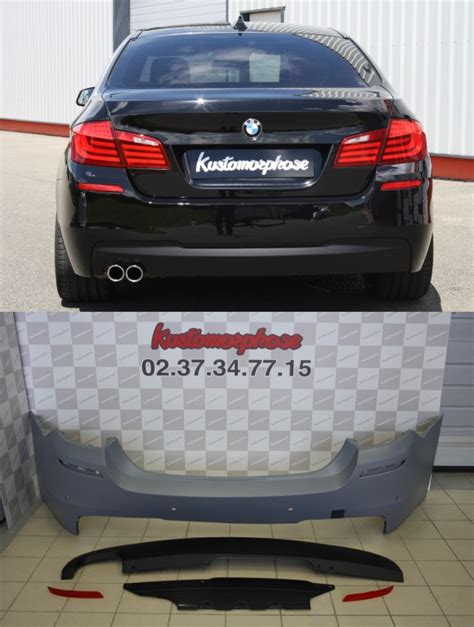 Pare choc arrière bmw serie 5 F10 Pack M kustomorphose