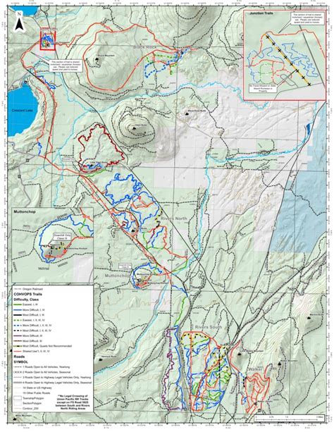 Deschutes National Forest Cohvops Three Trails Ohv Trails Ohv Trail