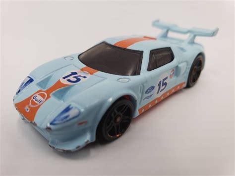 Hot Wheels Ford GT LM Gulf Light Blue Miniature Scale Toy Car - Etsy