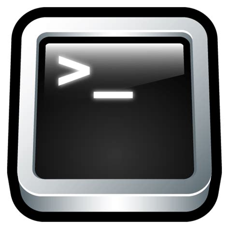 Terminal Icon Gloss Mac Iconpack Hopstarter