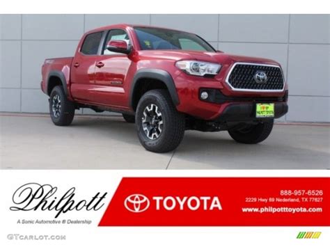 2018 Barcelona Red Metallic Toyota Tacoma Trd Off Road Double Cab 4x4