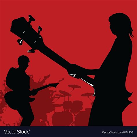 Rock Band Royalty Free Vector Image Vectorstock