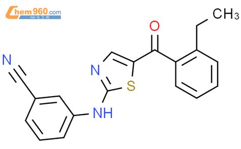 660857 00 1 Benzonitrile 3 5 2 Ethylbenzoyl 2 Thiazolyl Amino CAS