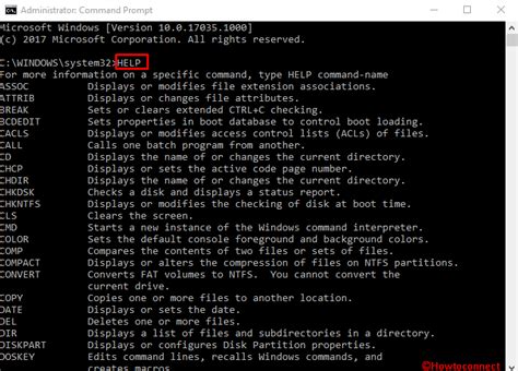 How To Get Cmd Commands List In Windows Or