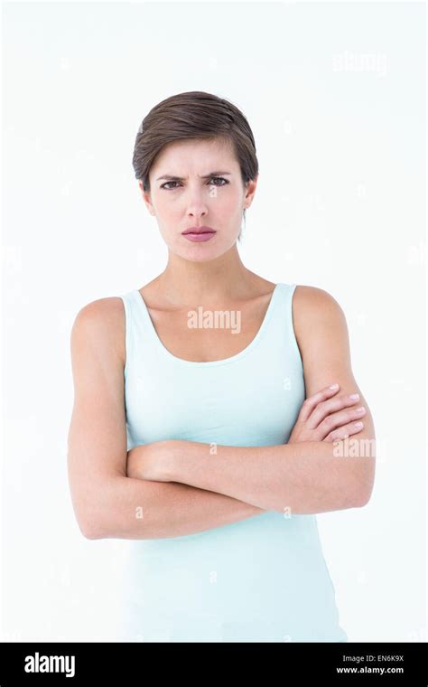 Woman Crossed Arms Angry Hi Res Stock Photography And Images Alamy