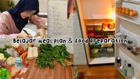 Daily Vlog Irt Pertama Kali Bikin Meal Plan Dan Food Preparation