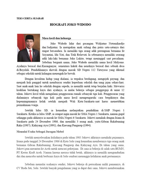 Biografi Jokowi 1 Pdf